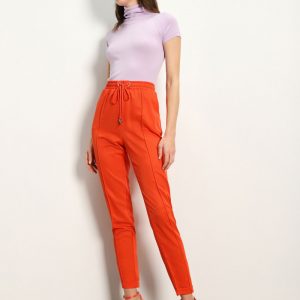 PANTALON STYLE JOGGING À COUTURES FANTAISIE