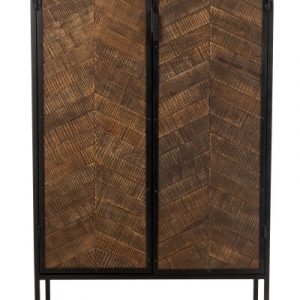 Armoire Bar Métal/Bois De Manguier