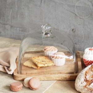 CLOCHE SUR PLATEAU CARRE