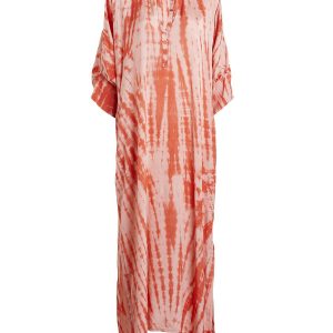 ROBE MALENE COMBO ROUGE