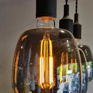 AMPOULE VERRE FUMÉ LED