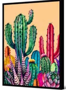 TOILE IMPRIMÉE CACTUS