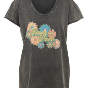 T SHIRT FLOWER POWER
