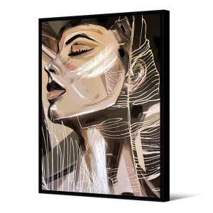 Tableau peint main Bara